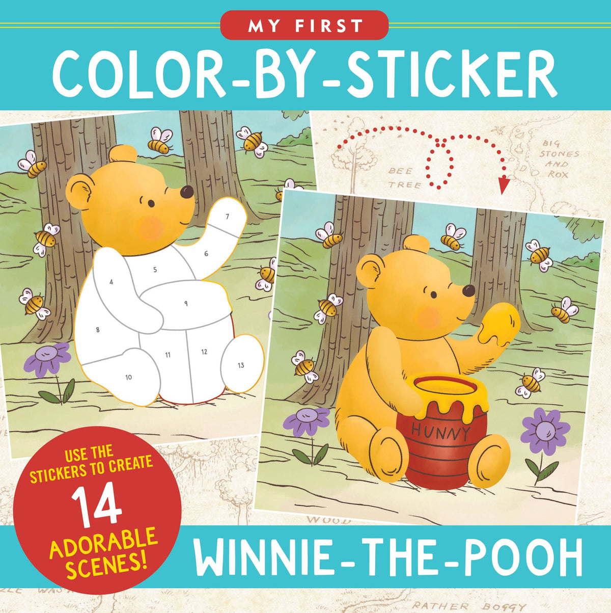My First Color-by-Sticker Book - Winnie-the-Pooh