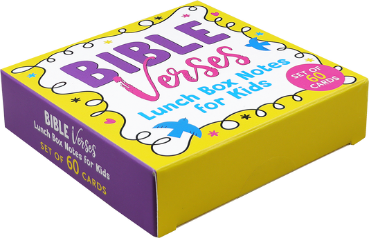Bible Verses Lunch Box Notes for Kids (60 cards)