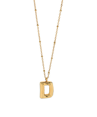 Balloon Initial Necklace