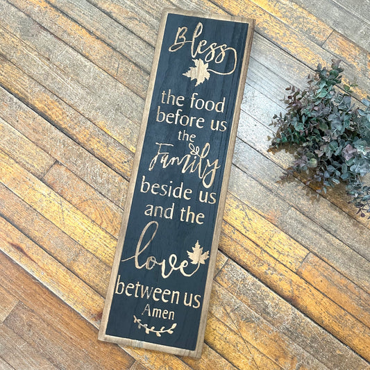 Bless the Food Sign