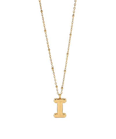 Balloon Initial Necklace