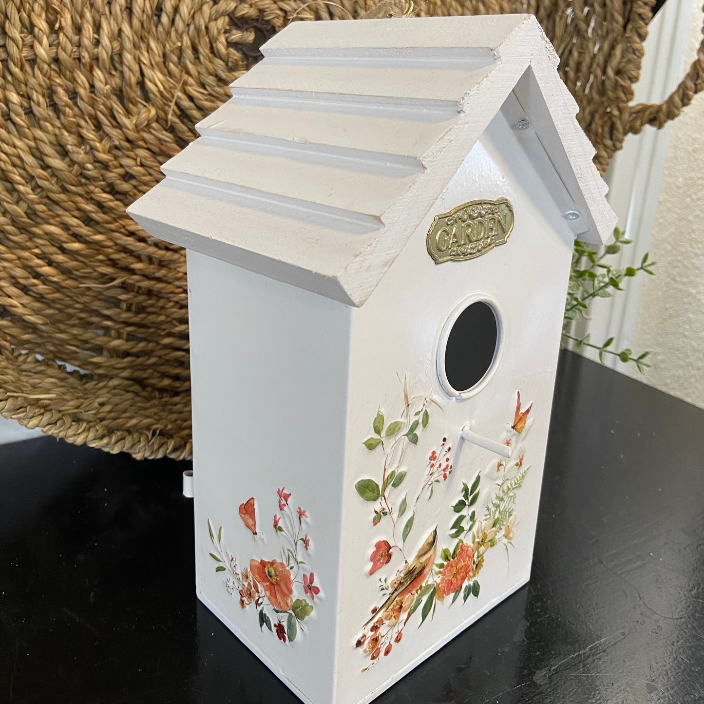 Metal Embossed Birdhouse