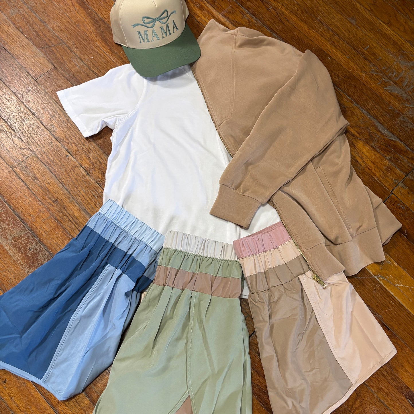 Block Color Active Shorts