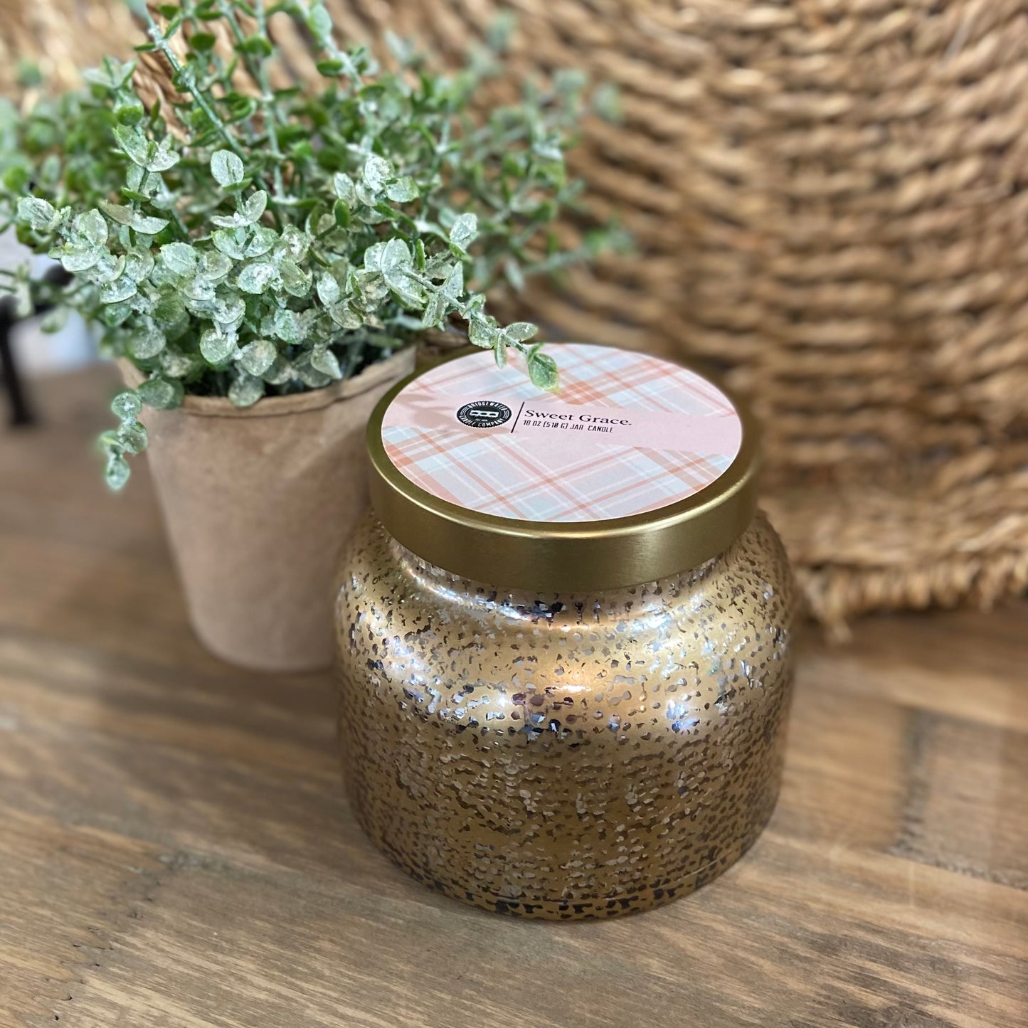 Sweet Grace Metallic Jar Candle