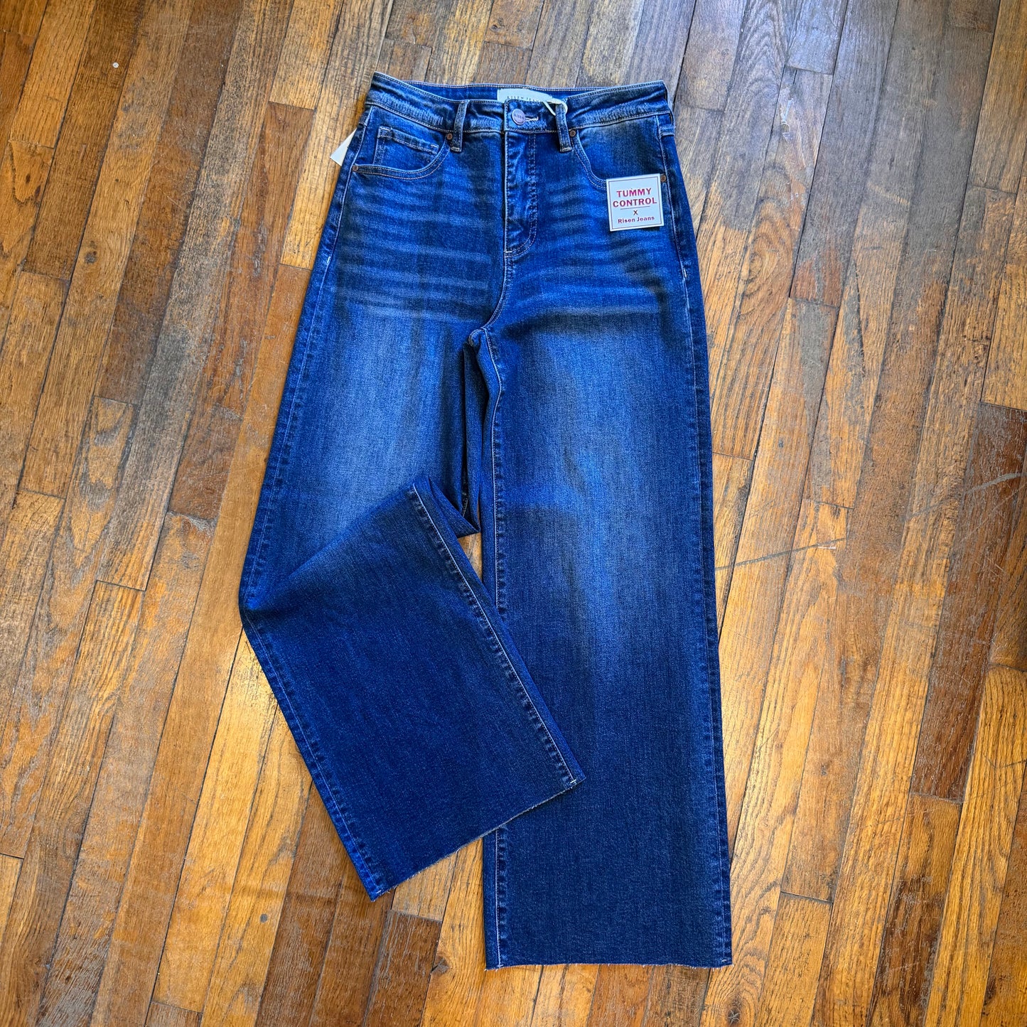 Risen Tummy Control High Rise Crop Wide