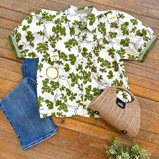 Floral Button Down Top