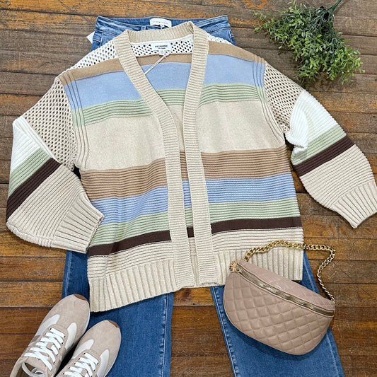 Striped Cardigan