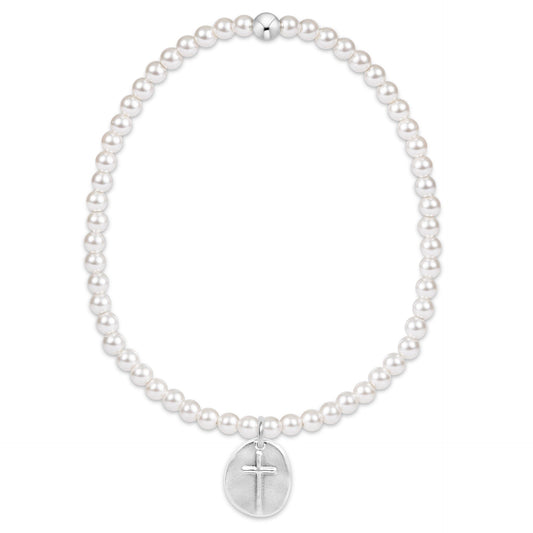 enewton Pearl 3mm Inspire Charm Sterling Silver