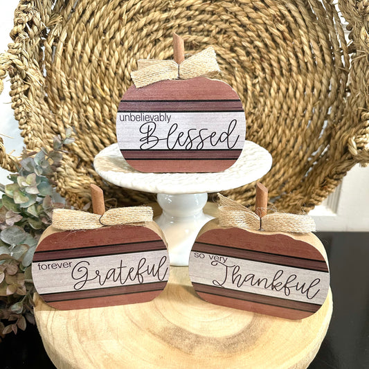 Autumn Blessing Pumpkin