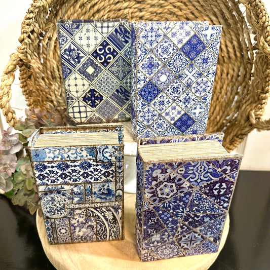 Vintage Blue Book Box