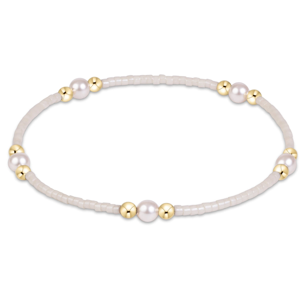 enewton Hope Purpose Pearl Bracelet - Milkshake
