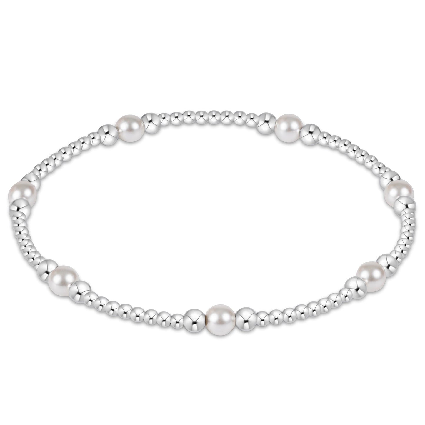 enewton Purpose 4mm Pearl Sterling Silver Bracelet