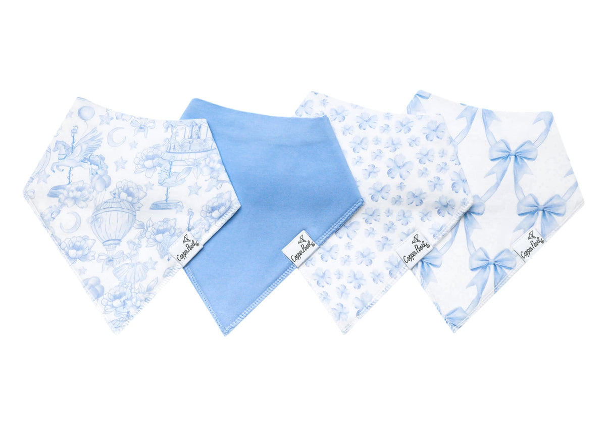 Copper Pearl Bandana Bib Set