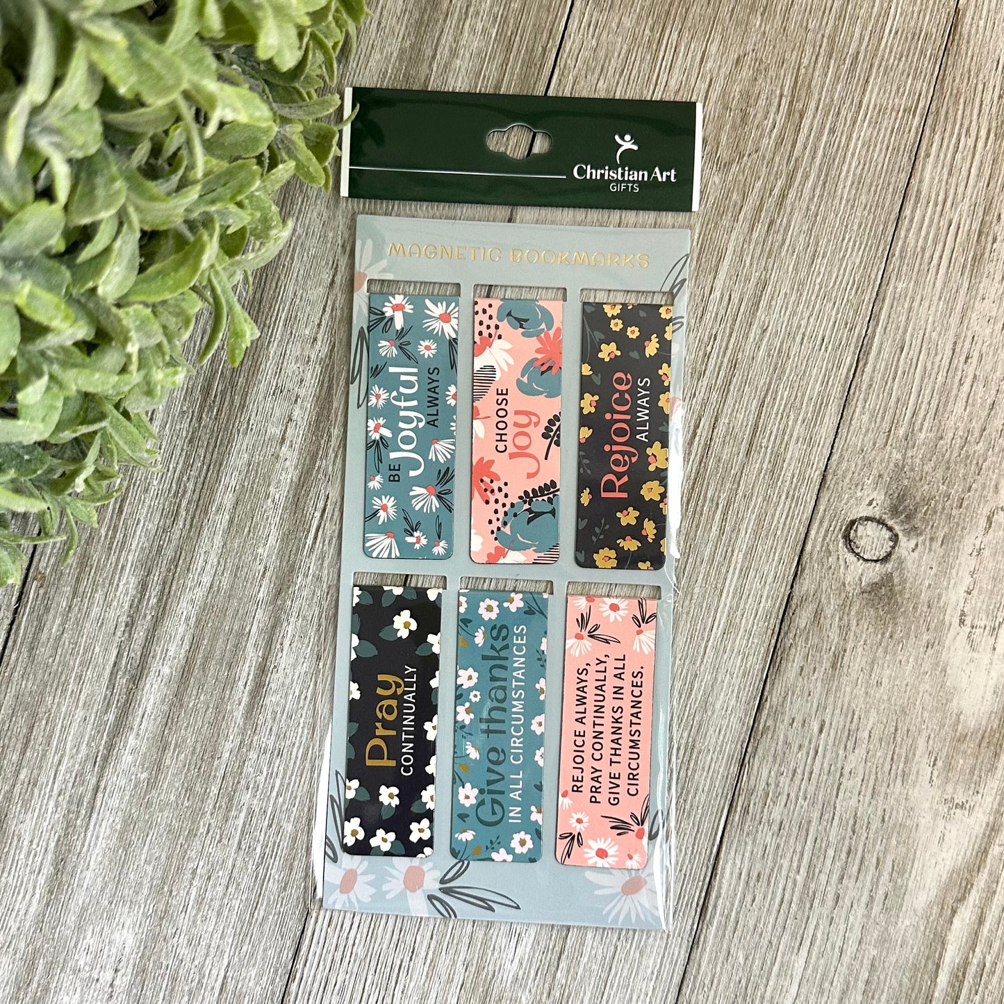 Joy Floral Bookmark Set