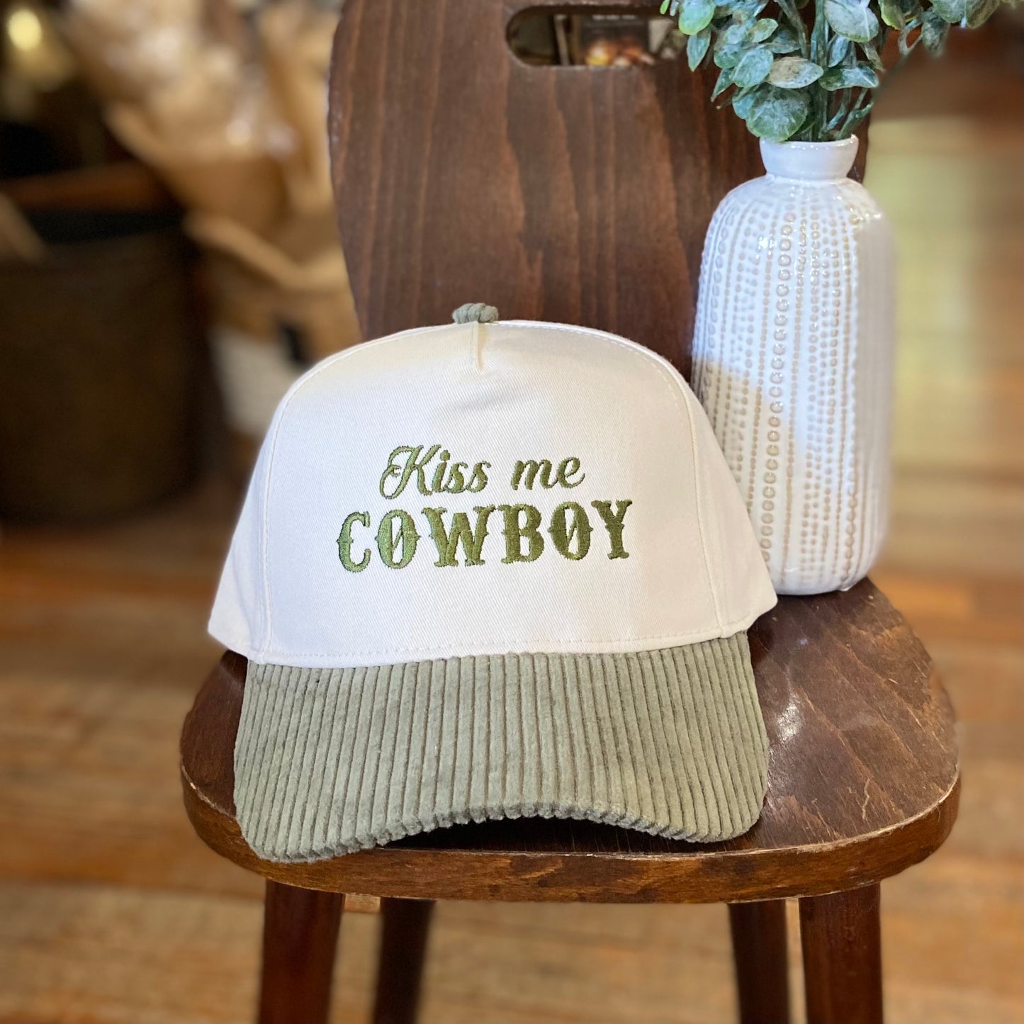 Kiss Me Cowboy Cap