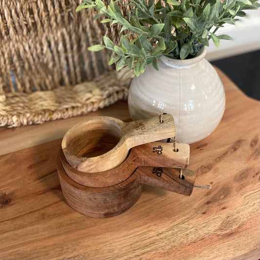 Acacia Measuring Cups