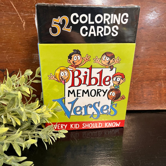 Memory Verse Coloring Cards