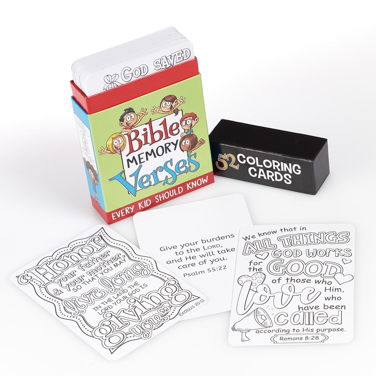 Memory Verse Coloring Cards