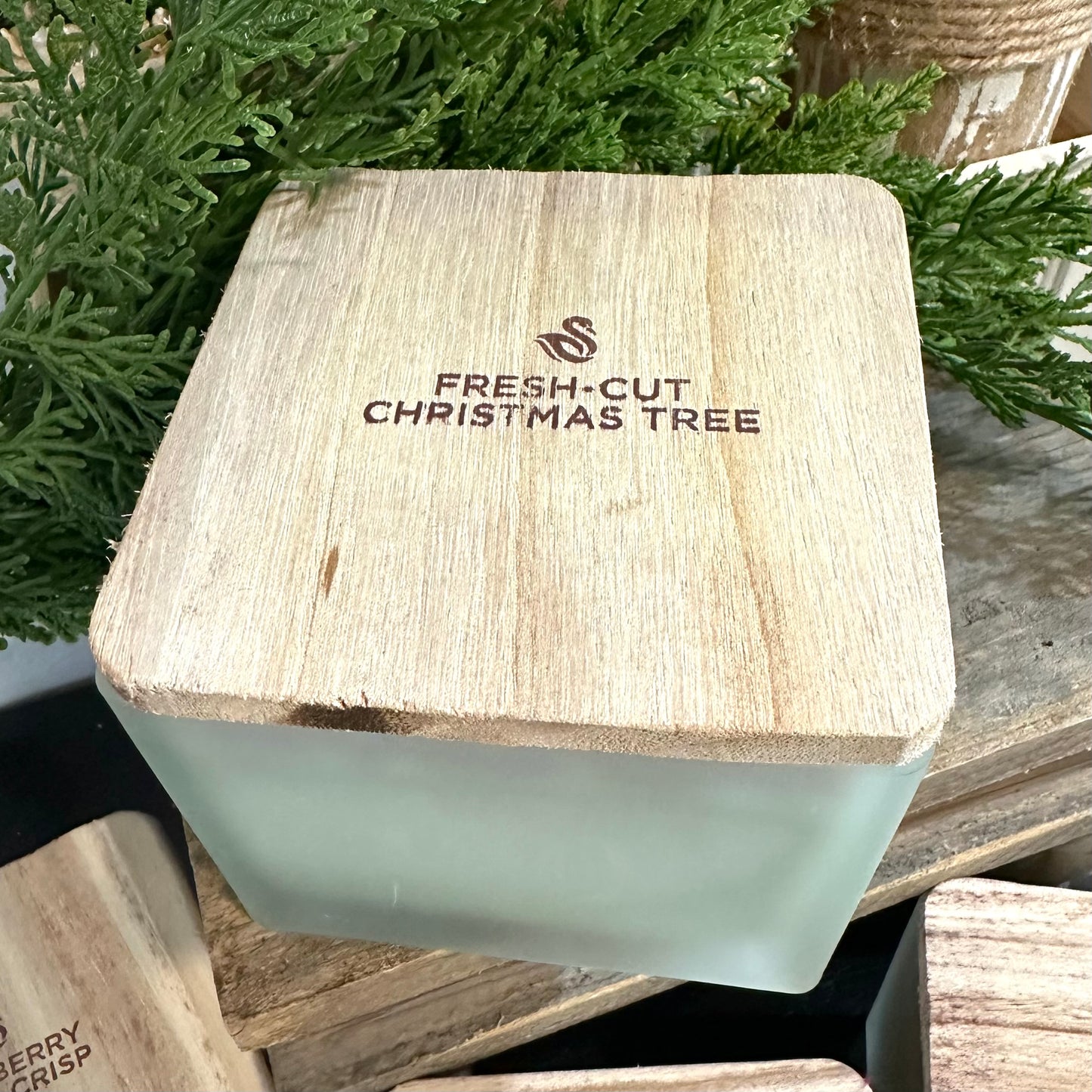 Swan Creek Frosted Glass Candle