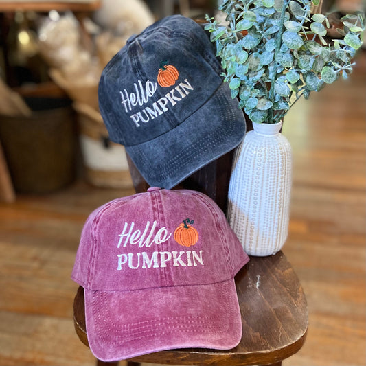 Hello Pumpkin Cap