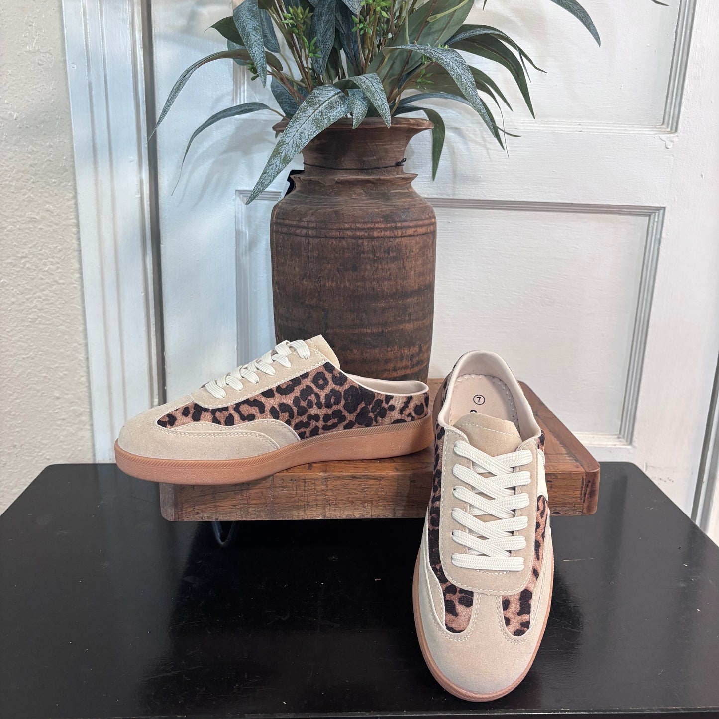 Leopard Print Slip-On Sneaker