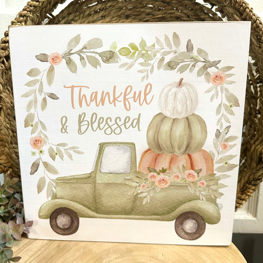 Fall Truck Sign