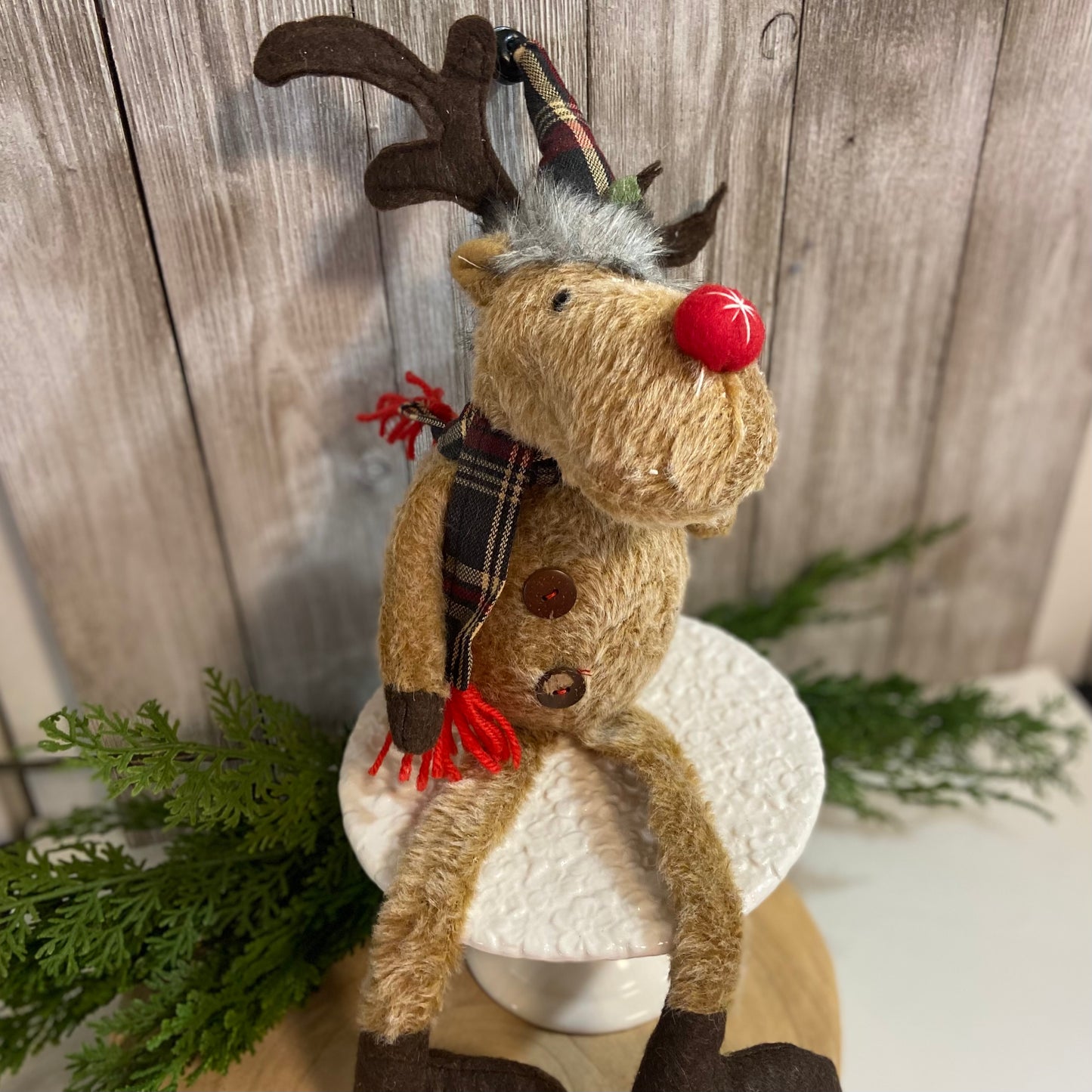 Rustic Moose Shelf Sitter