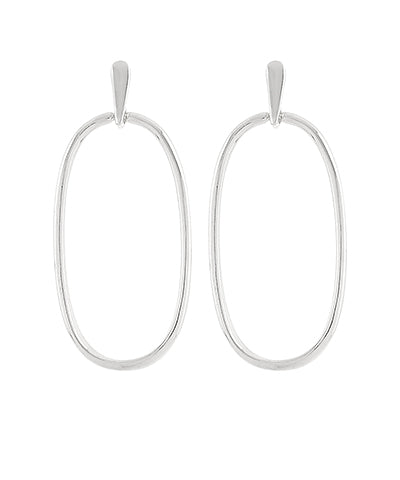 Oval Dangle Earrings