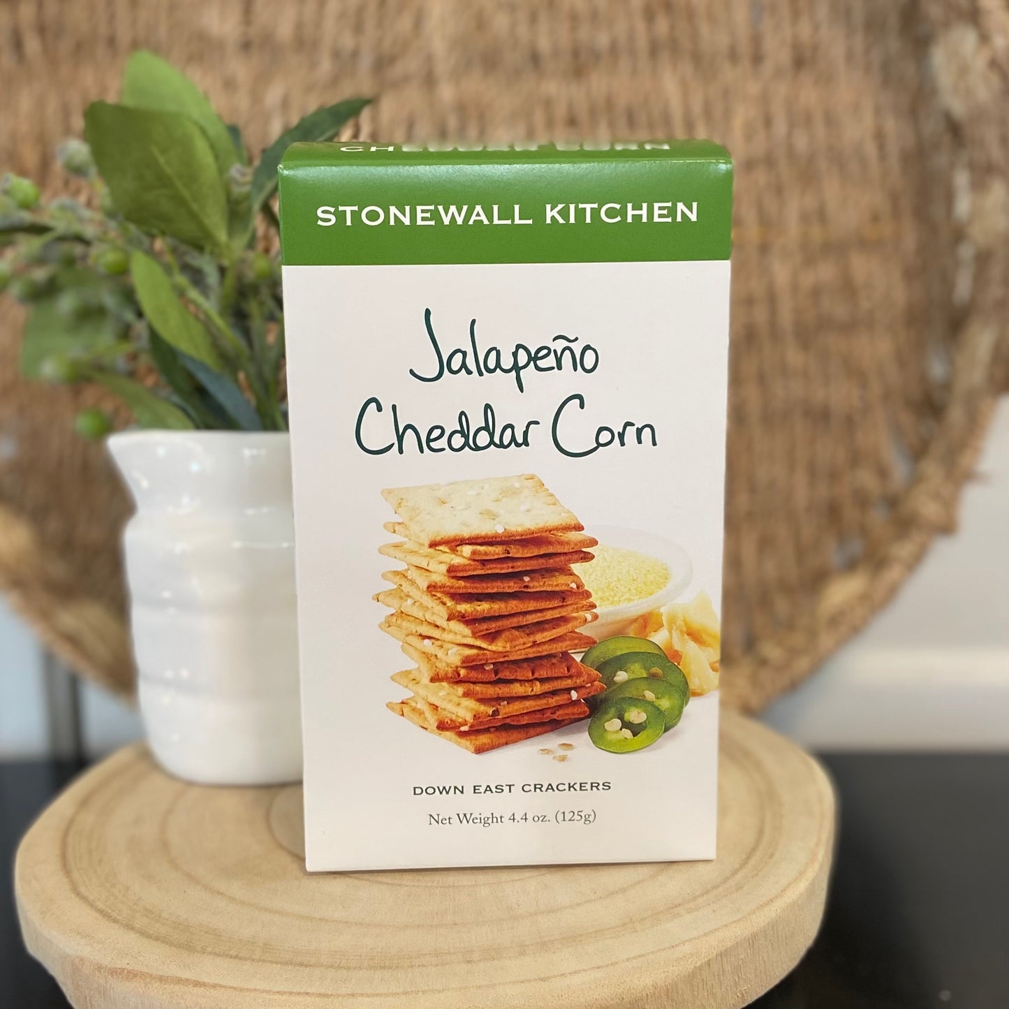 Stonewall Kitchen Jalapeno Cheddar Corn Crackers