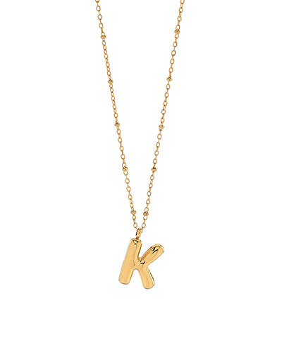 Balloon Initial Necklace
