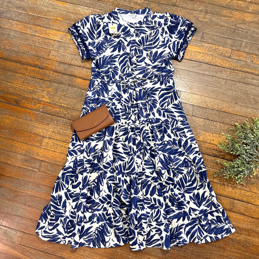Navy Midi Dress