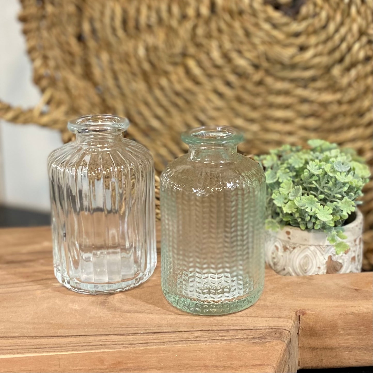 Clear Glass Vase