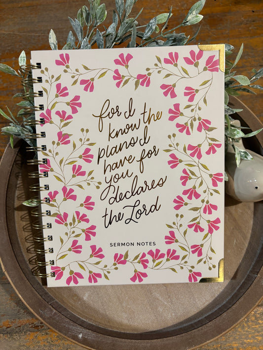 For I Know Sermon Notebook
