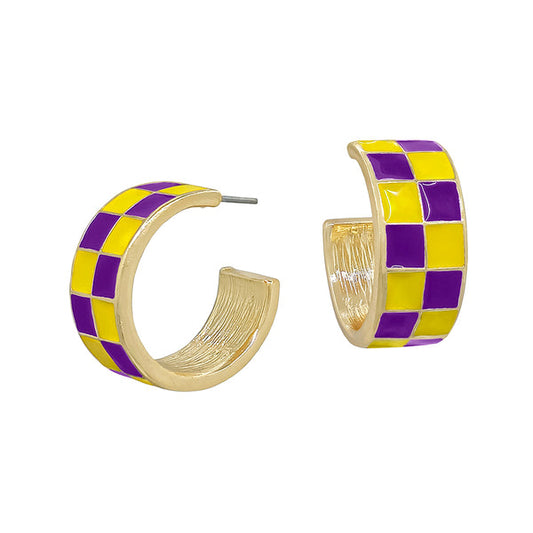 Checkered Hoops