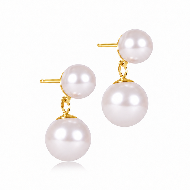 enewton Classic Pearl 10mm Ball Drop Stud - Pearl