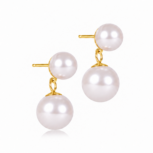 enewton Classic Pearl 10mm Ball Drop Stud - Pearl