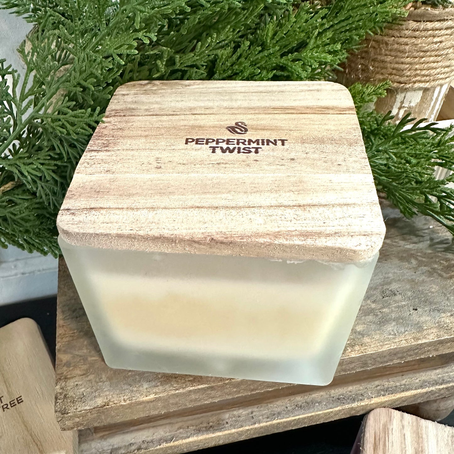 Swan Creek Frosted Glass Candle