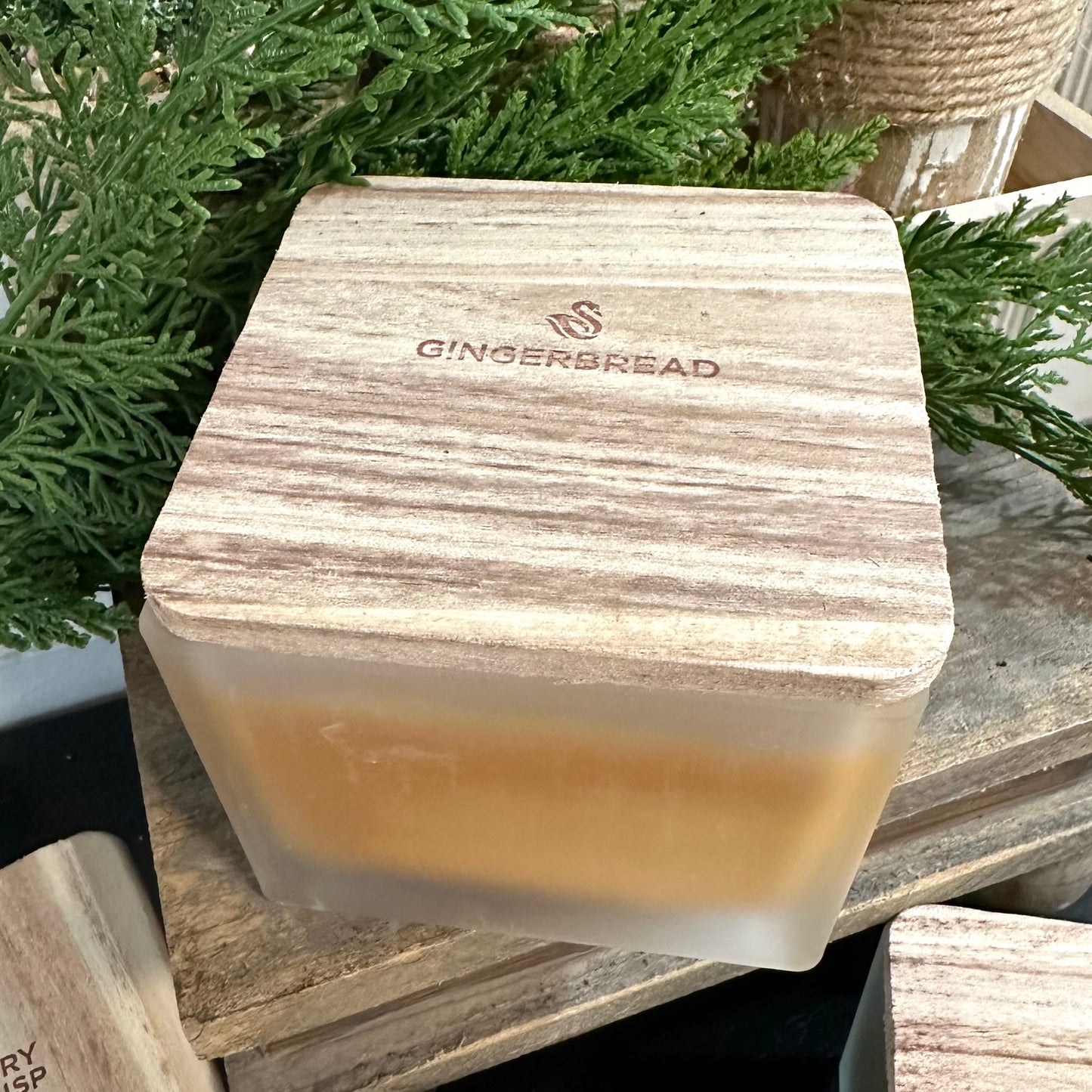 Swan Creek Frosted Glass Candle