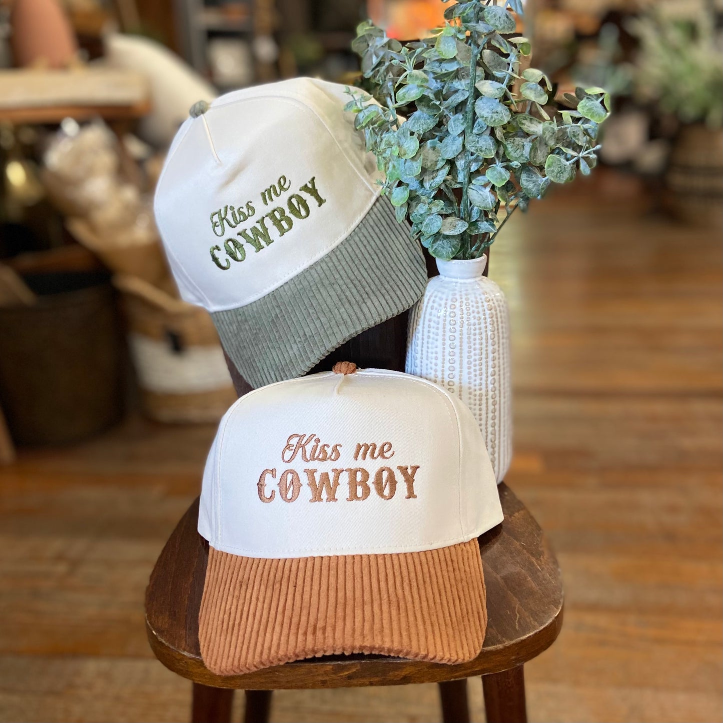 Kiss Me Cowboy Cap
