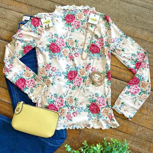 Vintage Floral Top