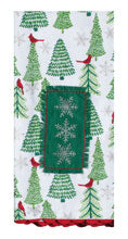 Woodland Walk Snowflake Tea Towel