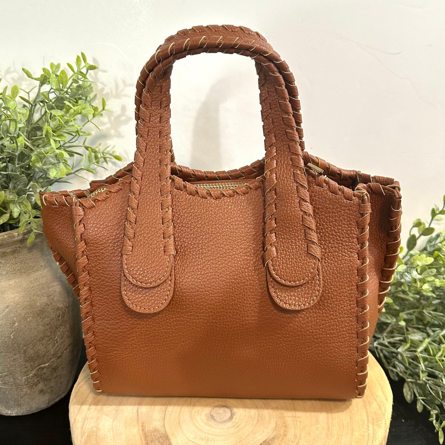 Jen & Co Marla Whipstitch Bag