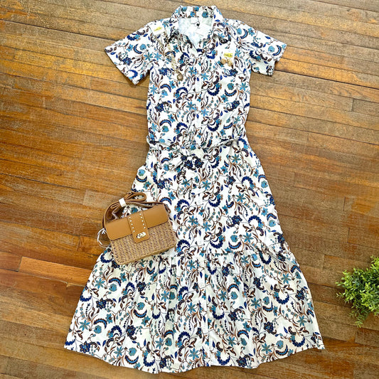 Floral Button Down Maxi