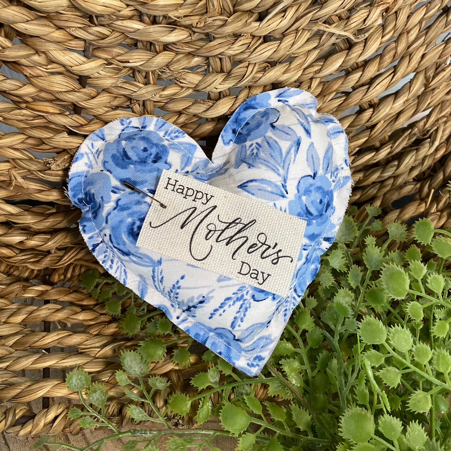 Mother's Day Fabric Heart