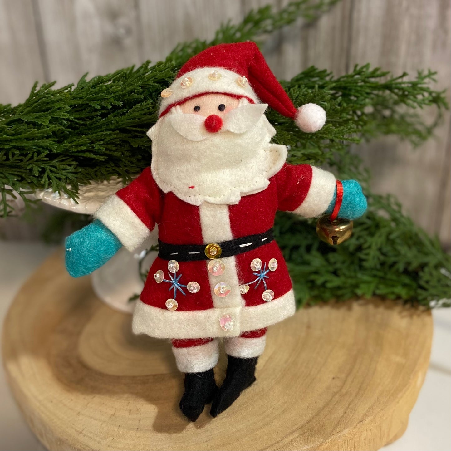 Felt Santa Ornament
