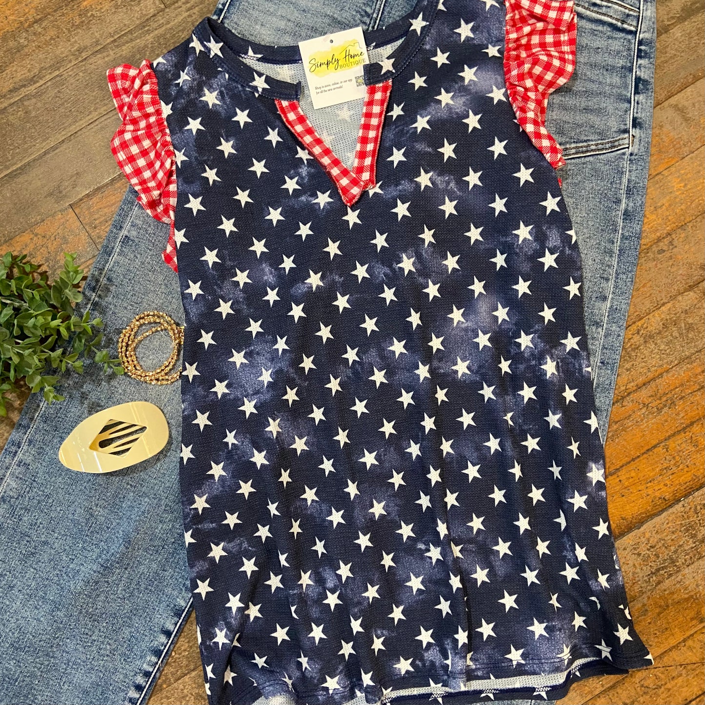Red, White and Blue Shirt