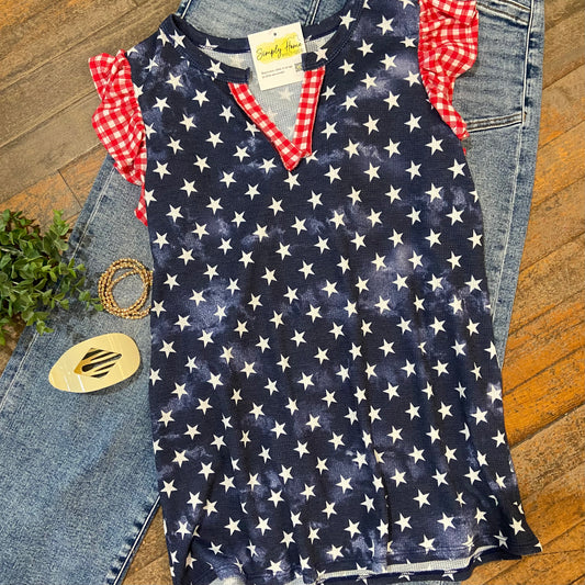 Red, White and Blue Shirt
