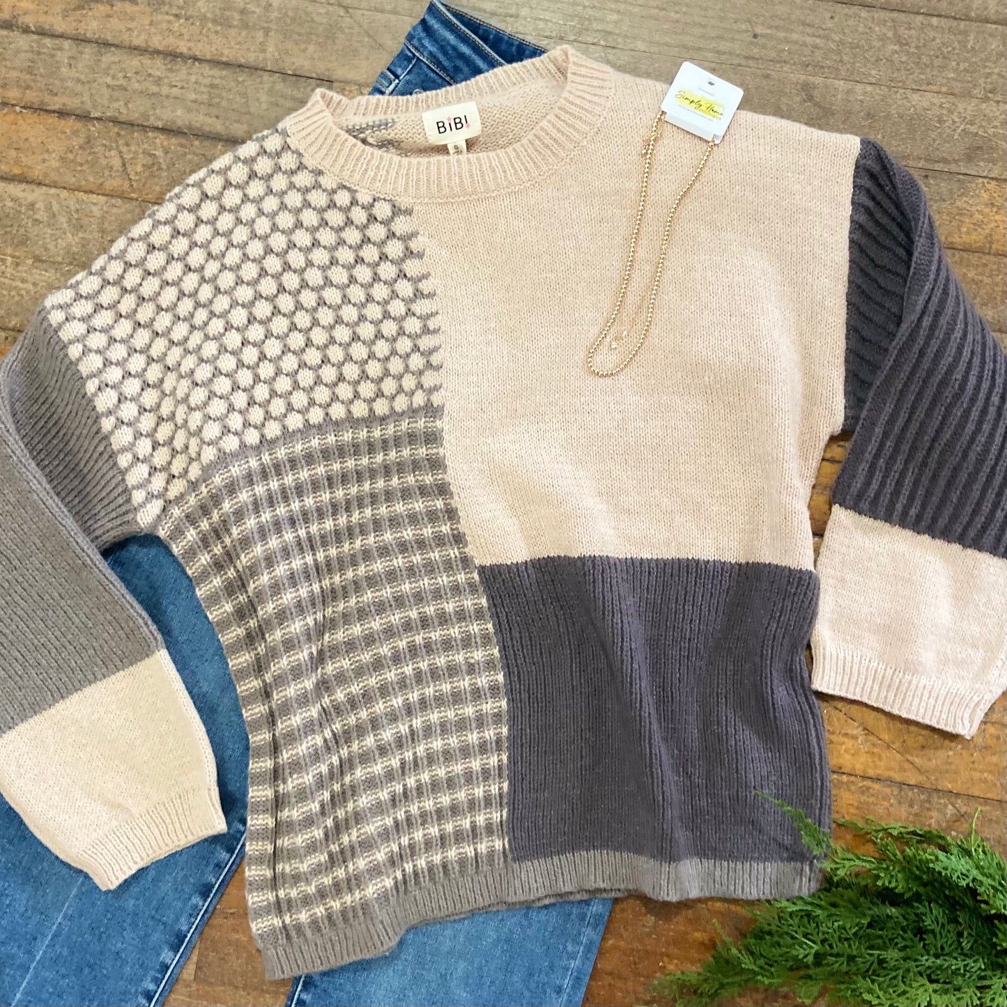 Pattern Block Sweater