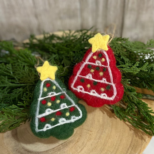 Wool Tree Ornament