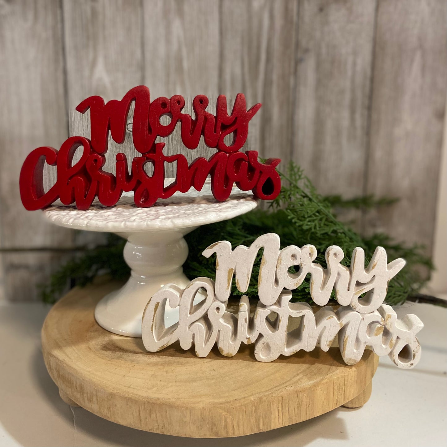Merry Christmas Word Sign